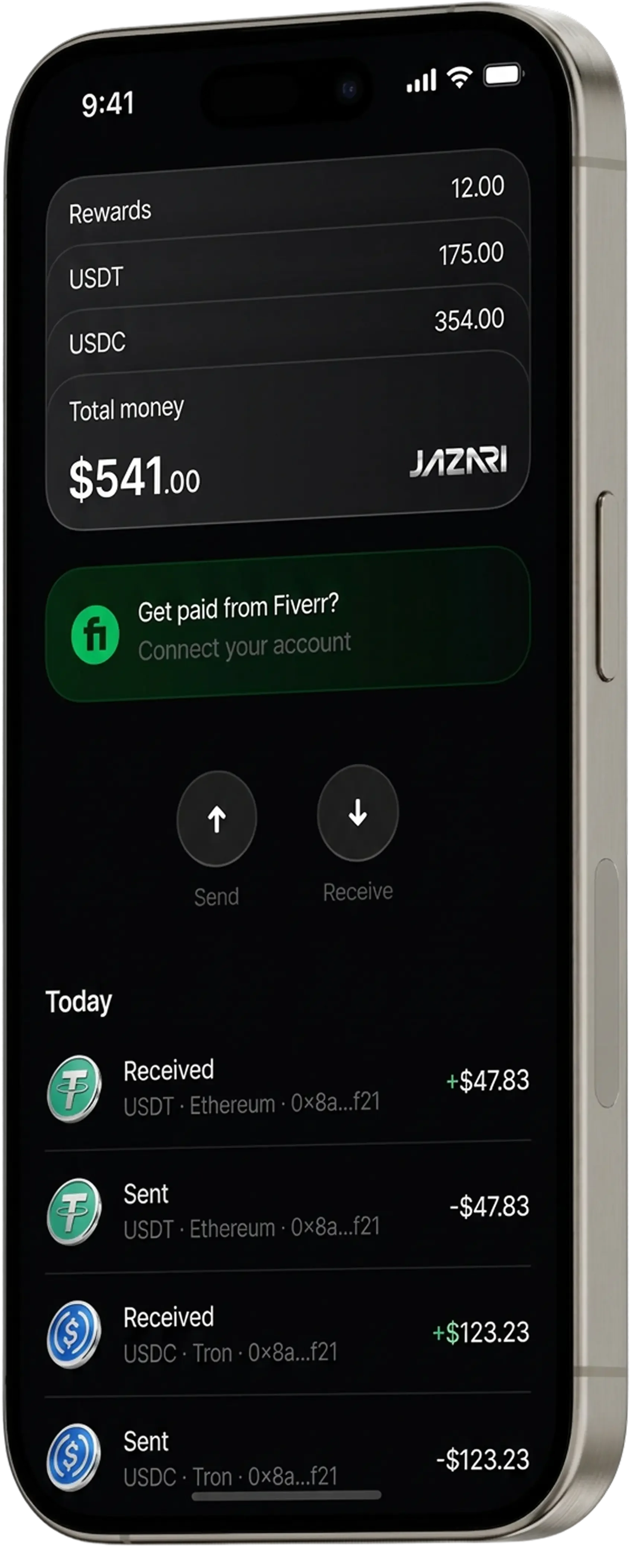 Jazari X Home Screen